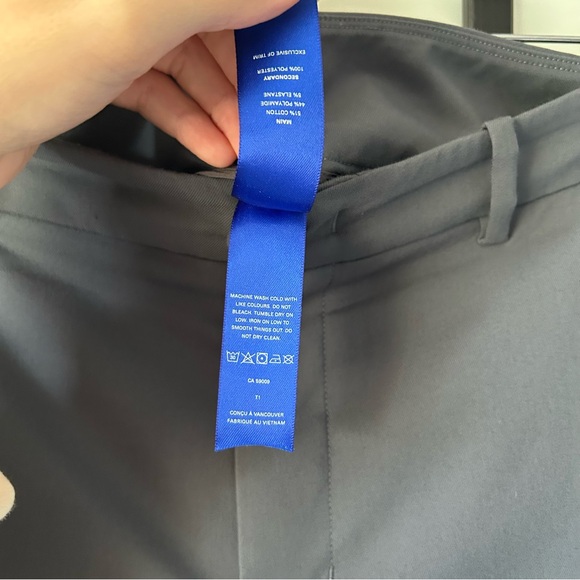 [34] Kit and Ace Men’s Dark Grey Jogger Style Casual Chino Pant - Picture 9 of 12